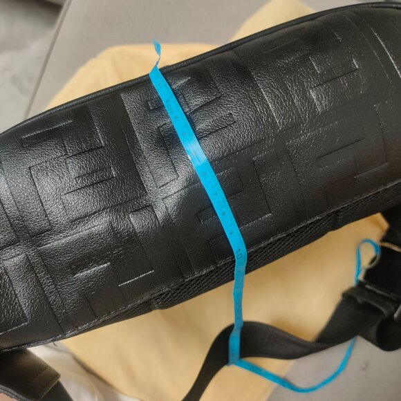 Fendi Black Embossed Waist Bag - Picture 12 of 12